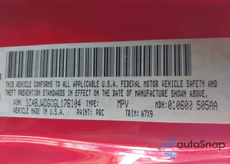 2016 Jeep Wrangler Unlimited Sport из США, поврежденный, VIN 1C4BJWDG0GL176104